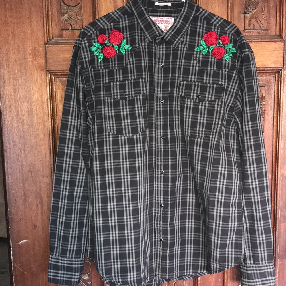 Desperado black Men’s long sleeves shirt
